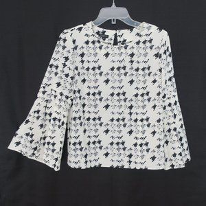 TALBOTS Houndstooth Top